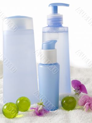 blue cosmetic