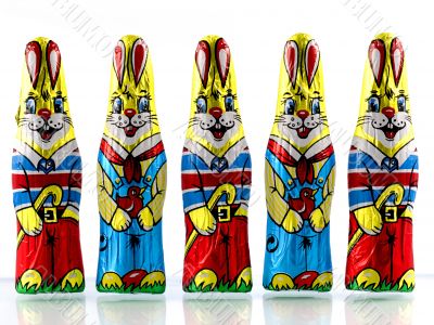 Chocolate easter bunny