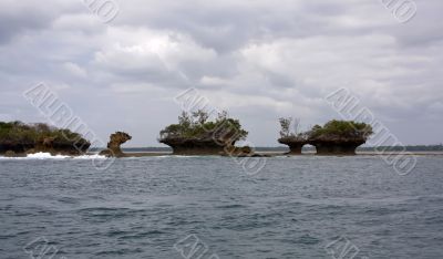 Rocks sea