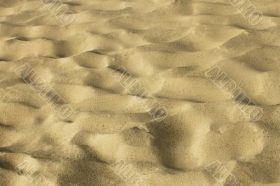 Wavy yellow sand