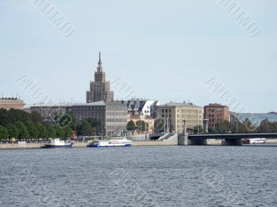 Riga from the other coast of Daugava river 