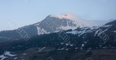 winter mountains
