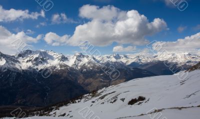 winter mountains