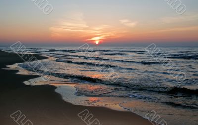 sea sunset 