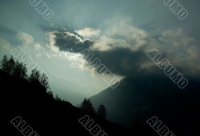 winter mountains