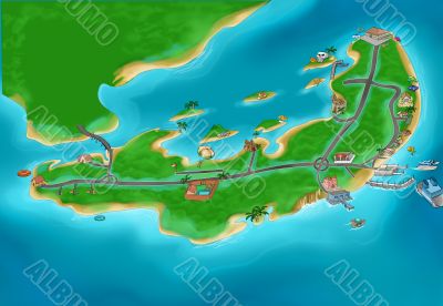 Island map