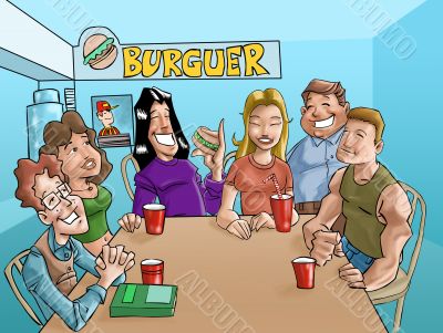 burger teens