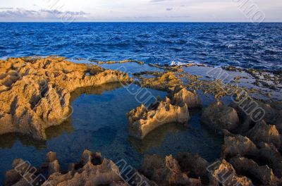 Rocks sea