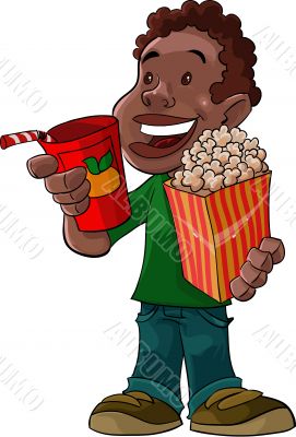 boy going to theather