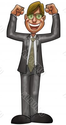 strong businessman