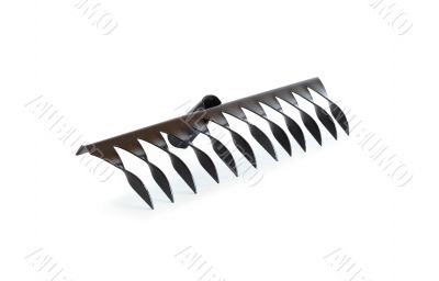 Rake On White