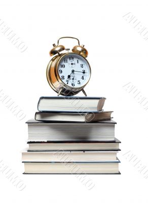 Alarm Clock On Books