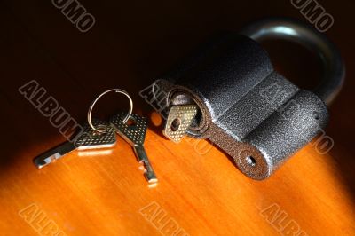 Padlock And Keys