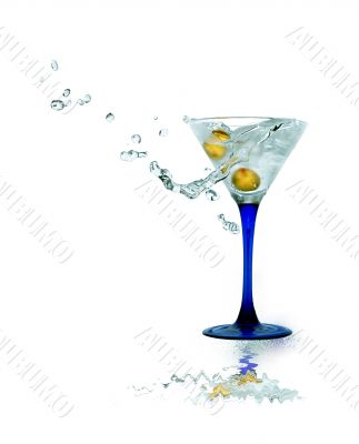 Cold Martini On White