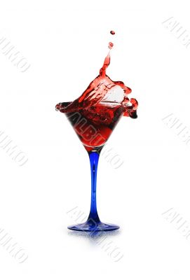 Red Splashing Cocktail