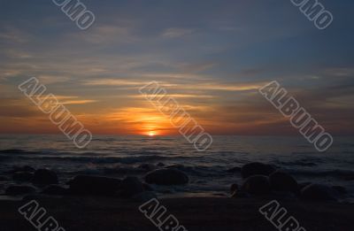 sea sunset 