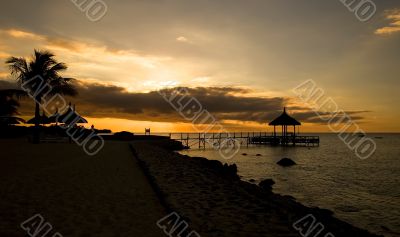 sea sunset 