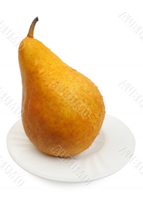 Pear, isolated