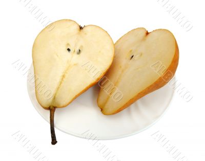 Pear, isolated