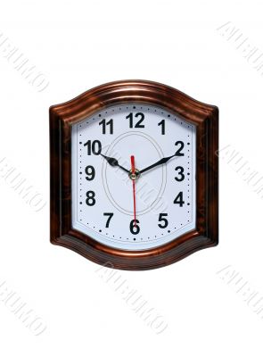 Clock Isolated On White