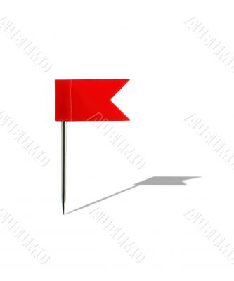Red Flar Pin 
