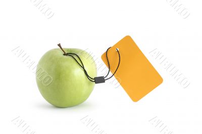 Apple With Price Tag