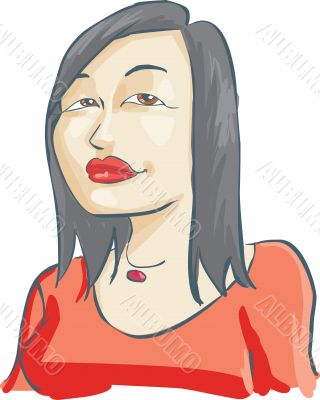 natural asian girl