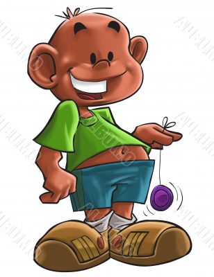 The boy with the yoyo