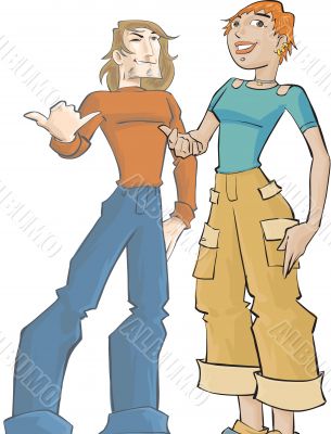 girl and the guy