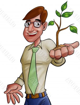 executive and the plant