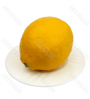 Lemon, isolated