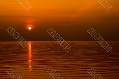 sundown scene 