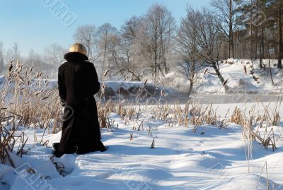 Frosty winter morning