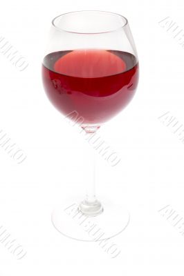 glass of red wine