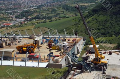 Construction of a Viaduct     