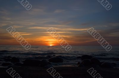 sea sunset 