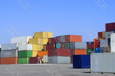 containers at the port for shipment