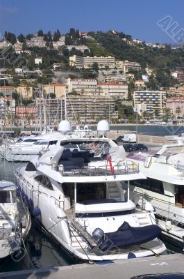 yachts in Monaco Harbour