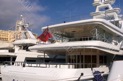 yachts in Monaco Harbour