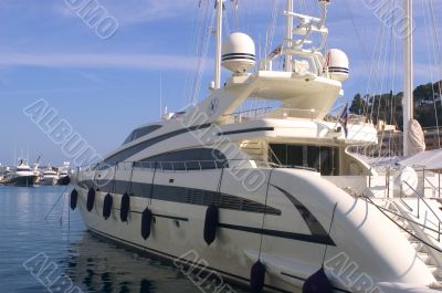 yachts in Monaco Harbour