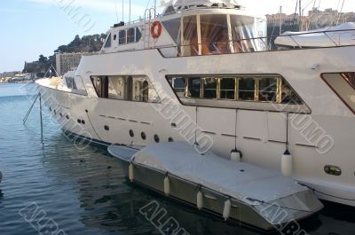 yachts in Monaco Harbour