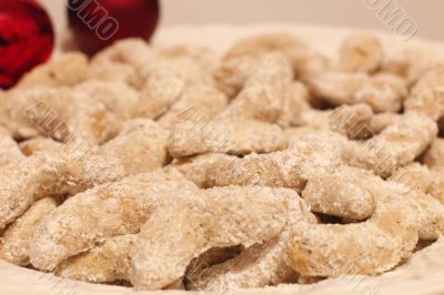 Christmas Cookies on a Dish 