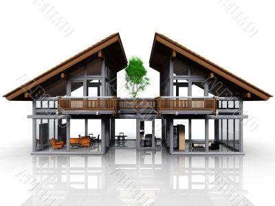 house and tree