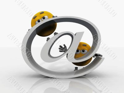 smiley and at