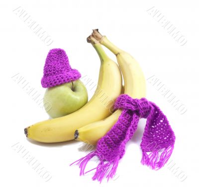 Bananas and apples