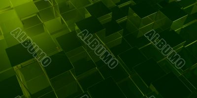 green cubes