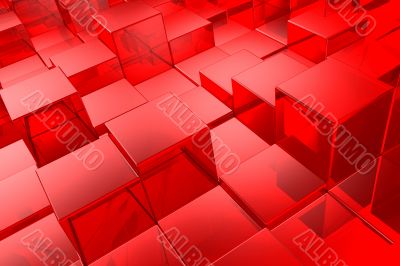 red cubes