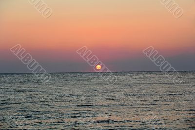 Beautiful evening seascape
