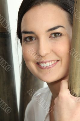 woman relaxing in the nature