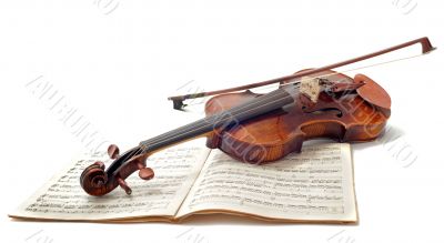violin and sheet music